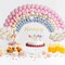 296PCS Rainbow Balloons Arch Garland Kit Macaron 7 Colors Latex Colorful Balloons and Confetti Balloons for Baby Shower Boy Girl Children Kids Birthday Gender Reveal Party Wedding Decorations